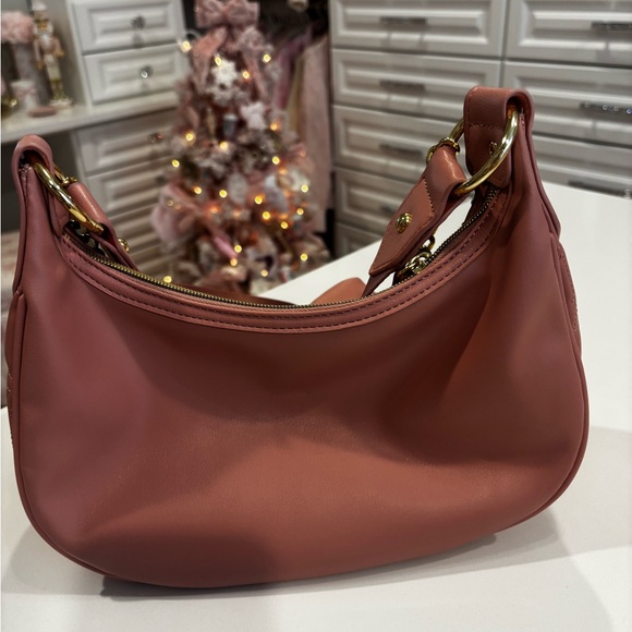 Juicy Couture Pink Shoulder Bag with Gold Chain - Picture 2 of 3